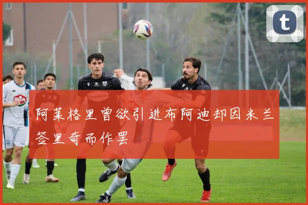 阿莱格里曾欲引进布阿迪却因米兰签里奇而作罢